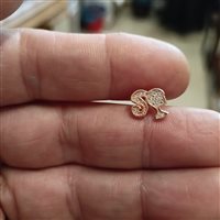 Orecchini Vidali Gioielli Donna in Argento Zircone ORAR-12-34 - ORAR-12-34